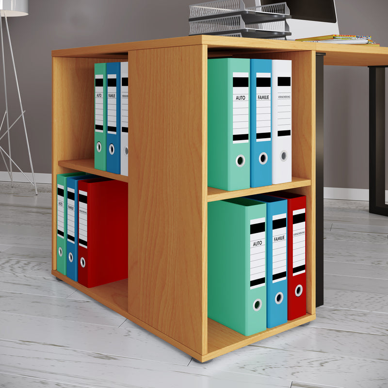 Bürocontainer – VCM24 Sideboard „Lona“ Holz Rollcontainer