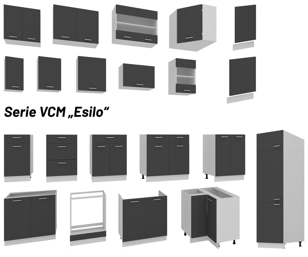 Küchenschrank B. Küche · Farben „Esilo“ cm VCM24 Hängeschrank 60 3 –
